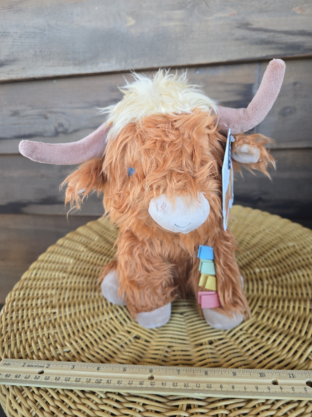NWT Itzy Ritzy Highland Cow Plush